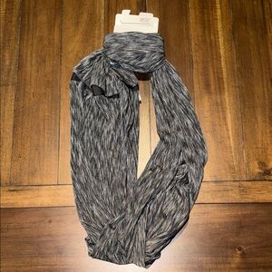 Move by Apana Elegant Black and Gray Women's Scarf